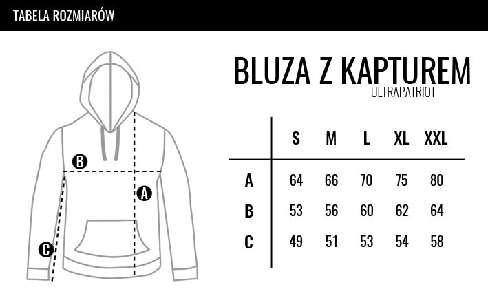 Bluza z kapturem w kolorze khaki z Orłem